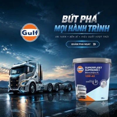 DẦU ĐỘNG CƠ  diesel Gulf Super Duty CI-4 20W-50